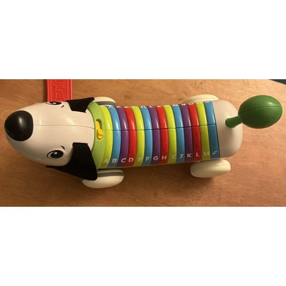 LeapFrog Alphapup Alphabet Letters Learning Talking‎ Toy Dog Red Bone Tested